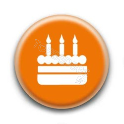 Badge Gâteau Anniversaire