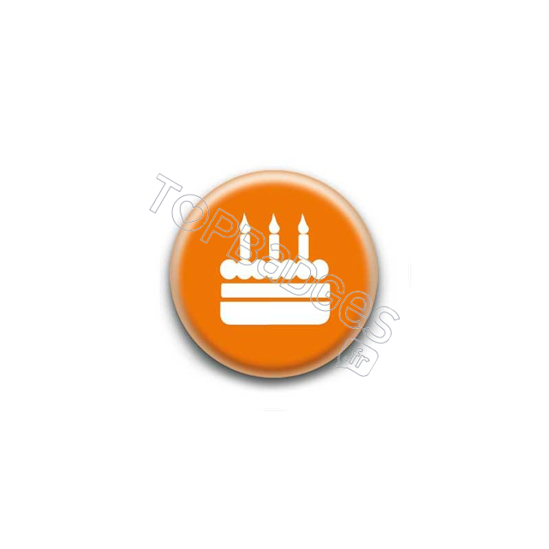 Badge Gâteau Anniversaire