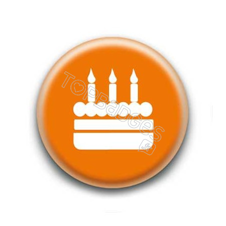 Badge Gâteau Anniversaire