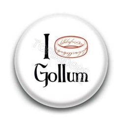 Badge I Love Gollum