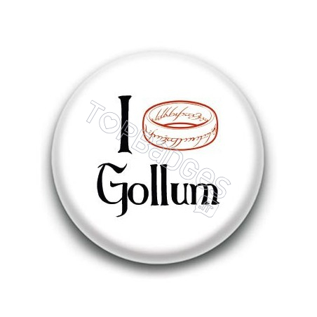 Badge I Love Gollum