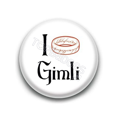 Badge I Love Gimli