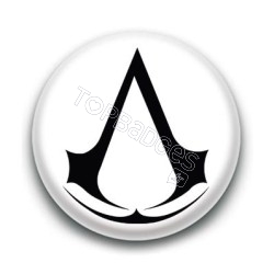 Badge Assassin's Creed Noir et Blanc