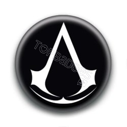 Badge Assassin's Creed Blanc et Noir