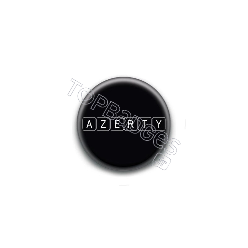 Badge Azerty