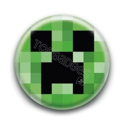 Badge Creeper Minecraft
