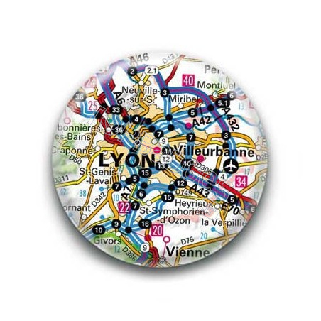 Badge GPS Ville de Lyon