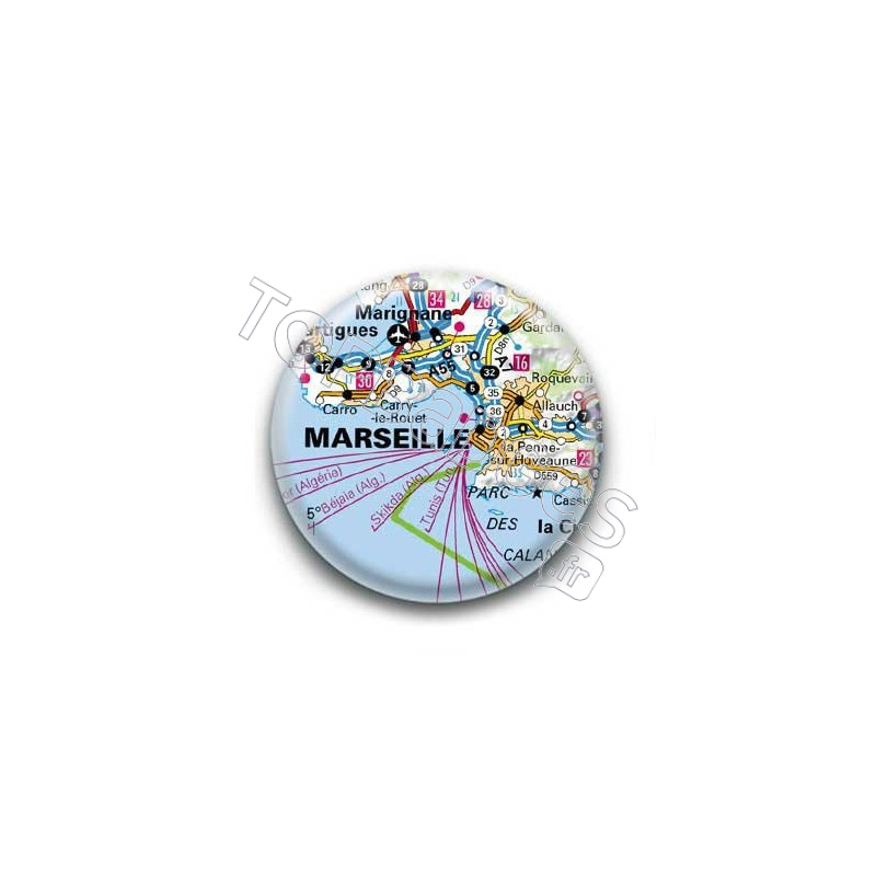 Badge GPS Ville de Marseille