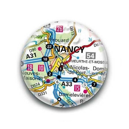 Badge GPS Ville de Nancy