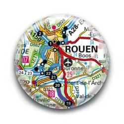 Badge GPS Ville de Rouen