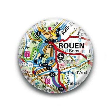 Badge GPS Ville de Rouen
