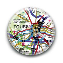 Badge GPS Ville de Tours