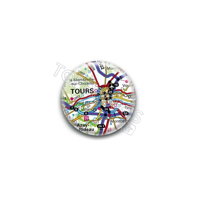 Badge GPS Ville de Tours