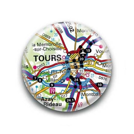 Badge GPS Ville de Tours