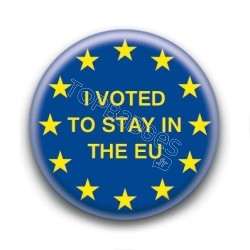 Badge Europe I voted to stay in the EU