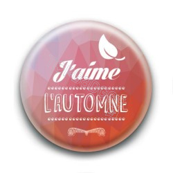 Badge : J'aime l'automne