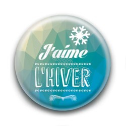 Badge : J'aime l'hiver