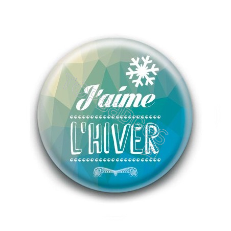 Badge : J'aime l'hiver