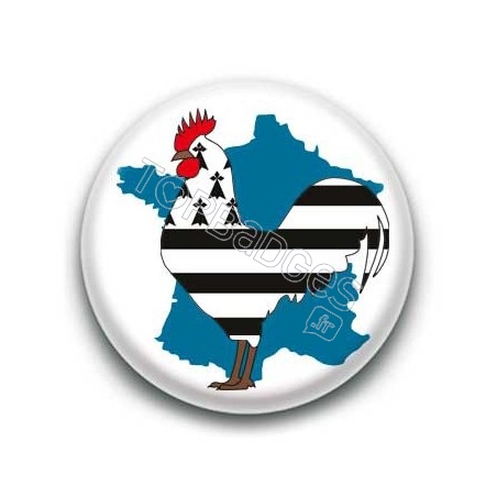 Badge France Coq Breton