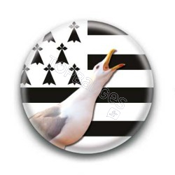 Badge Mouette Bretonne