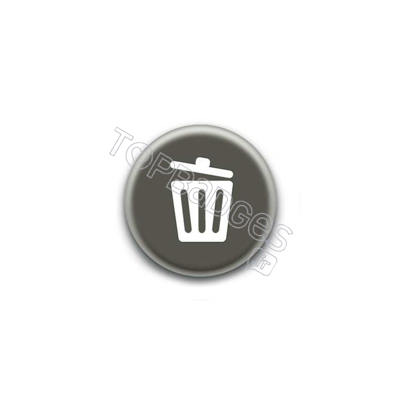 Badge Poubelle / Trash