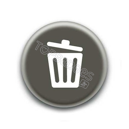 Badge Poubelle / Trash