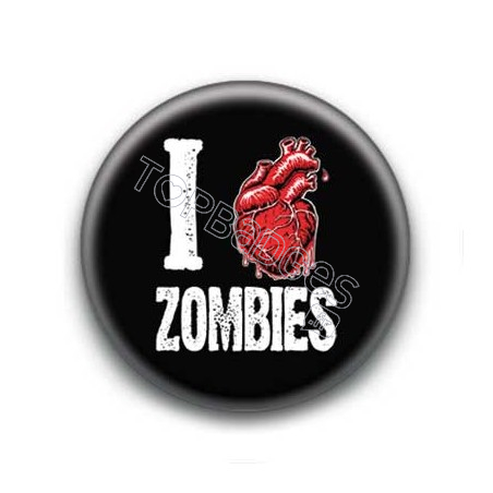 Badge I Love Zombies