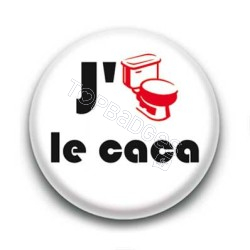 Badge J'aime le caca