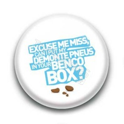 Badge : Excuse me miss...