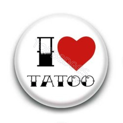 Badge I Love Tatoo