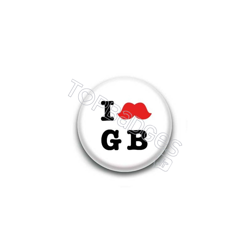 Badge :  I love Great Britain