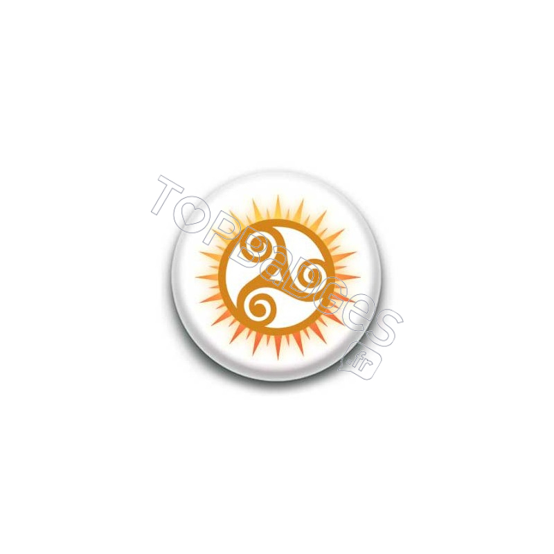 Badge Soleil Triskel