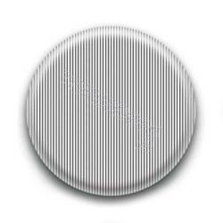 Badge Rayures Noires Fond Blanc