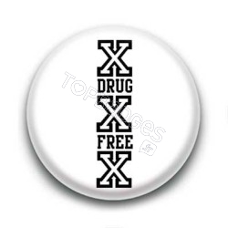 Badge XXX - Drug Free