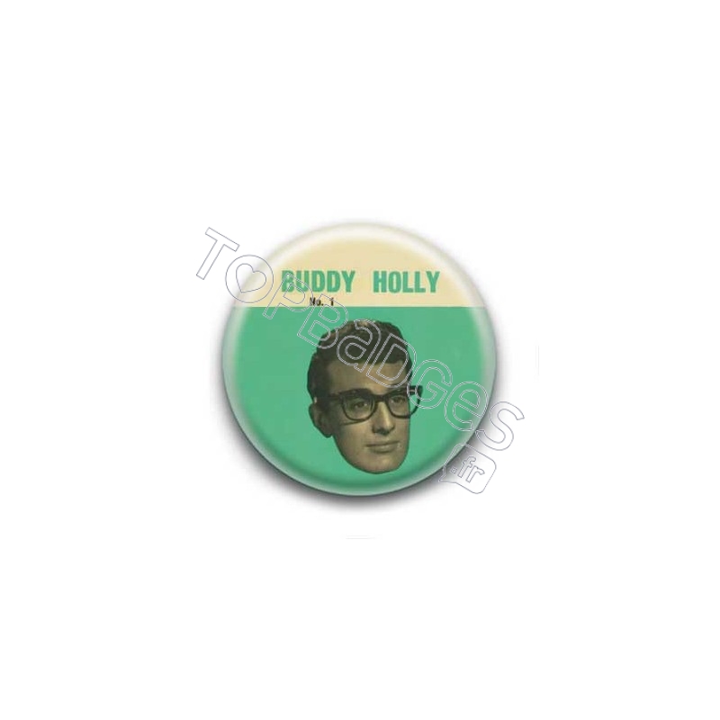 Badge : Chanteur Buddy Holly