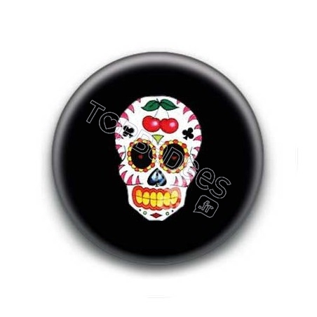 Badge Crâne Mexicain