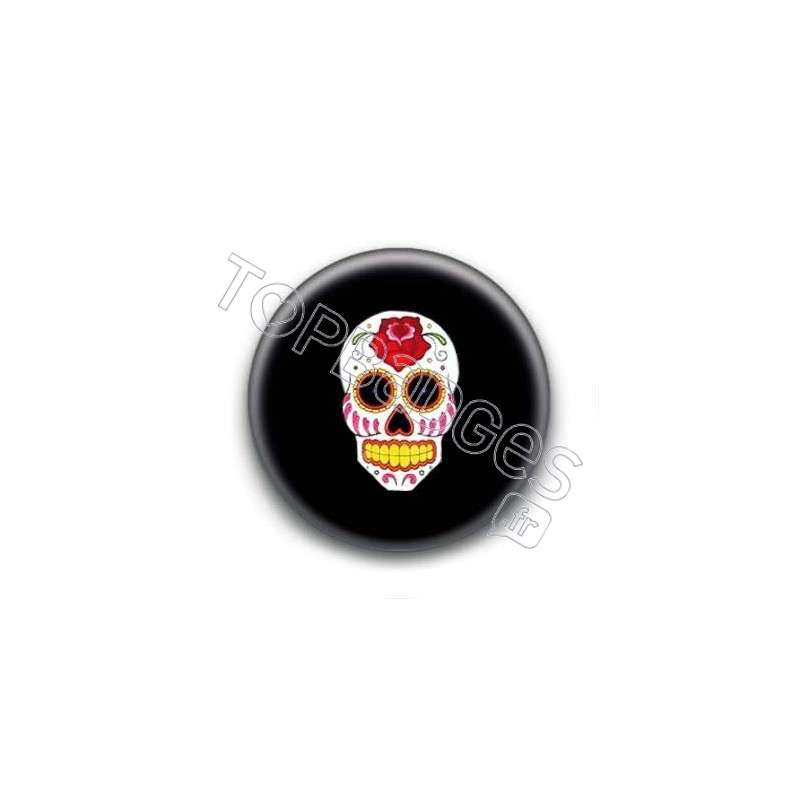 Badge Crâne Mexicain 5
