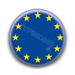 Badge Drapeau Européen