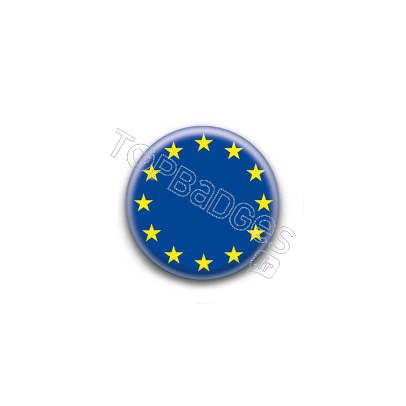 Badge Drapeau Européen
