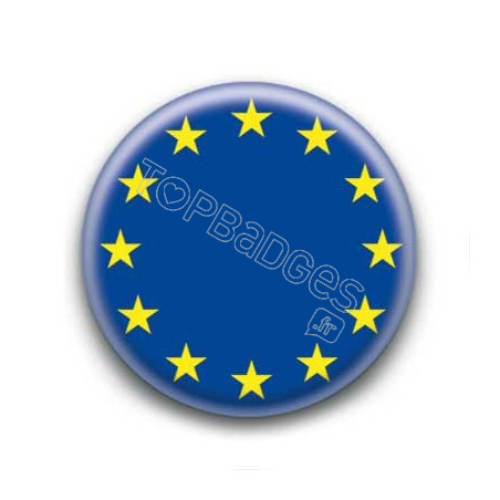 Badge Drapeau Européen