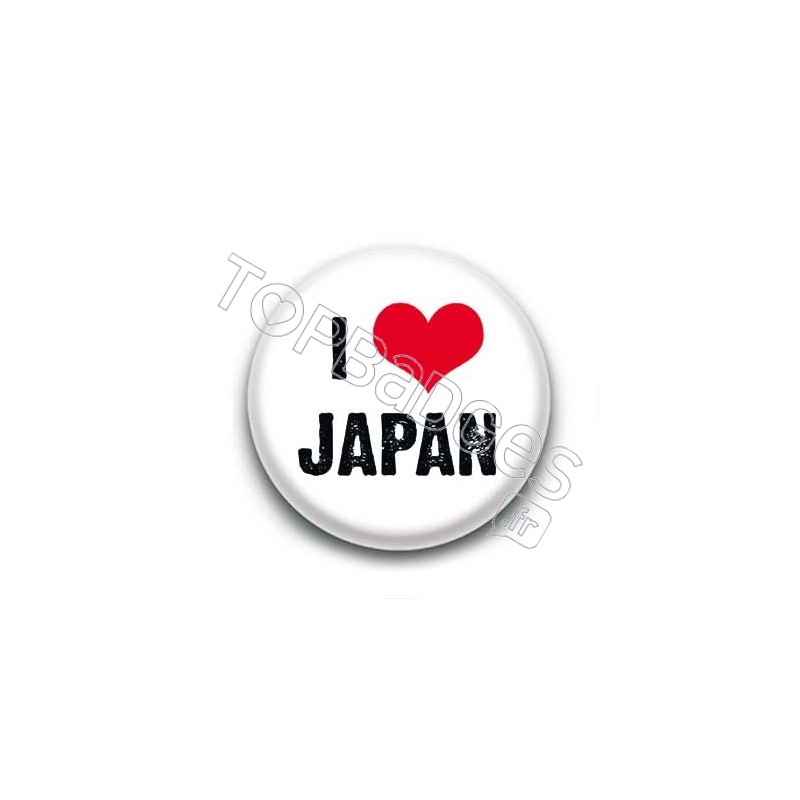 Badge : I love Japan