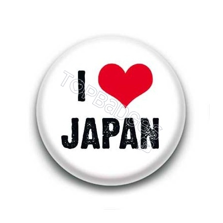 Badge : I love Japan