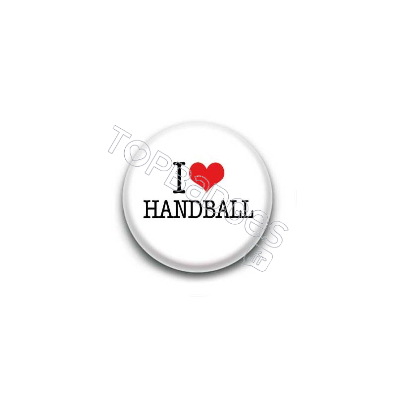 Badge I Love Handball