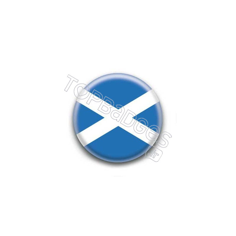 Badge Drapeau Ecosse