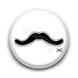 Badge Moustache A Découper